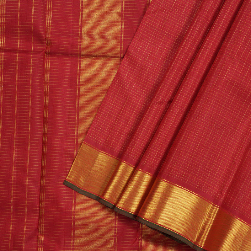 Hayagrivas Maroon Handloom Kanjivaram Silk Saree BBD597G5-6