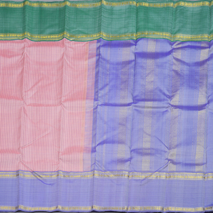 Hayagrivas Handloom Ganga Jamuna Kanjivaram Silk Saree BBD617G4-2