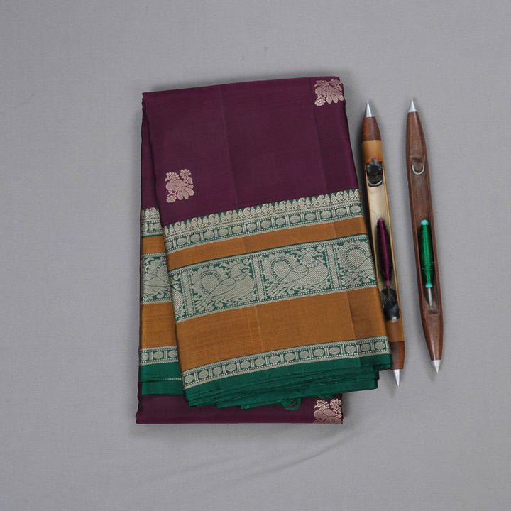 Hayagrivas Handloom Thread Work Kanjivaram Silk Saree BBD61D1-4