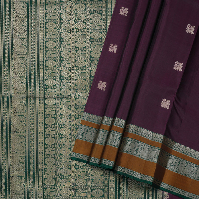 Hayagrivas Handloom Thread Work Kanjivaram Silk Saree BBD61D1-4