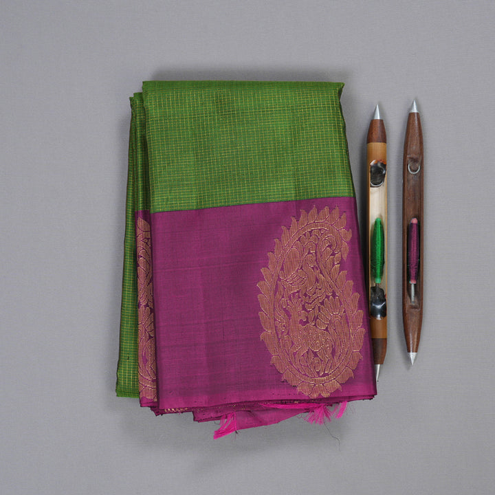 Hayagrivas Handloom Kanjivaram Silk Saree BBD620G3-1