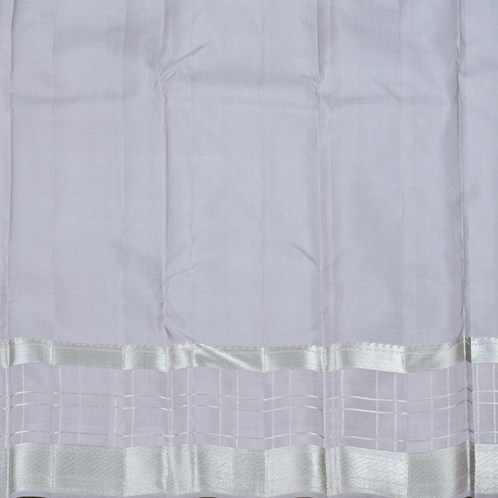 Hayagrivas Light Sky Blue Kanjivaram Silk Saree with Powder Pink Border - BBD628G5-1