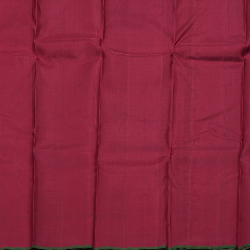 Hayagrivas Maroon Kanjivaram Silk Saree with Maroon Border BBD630G1-1