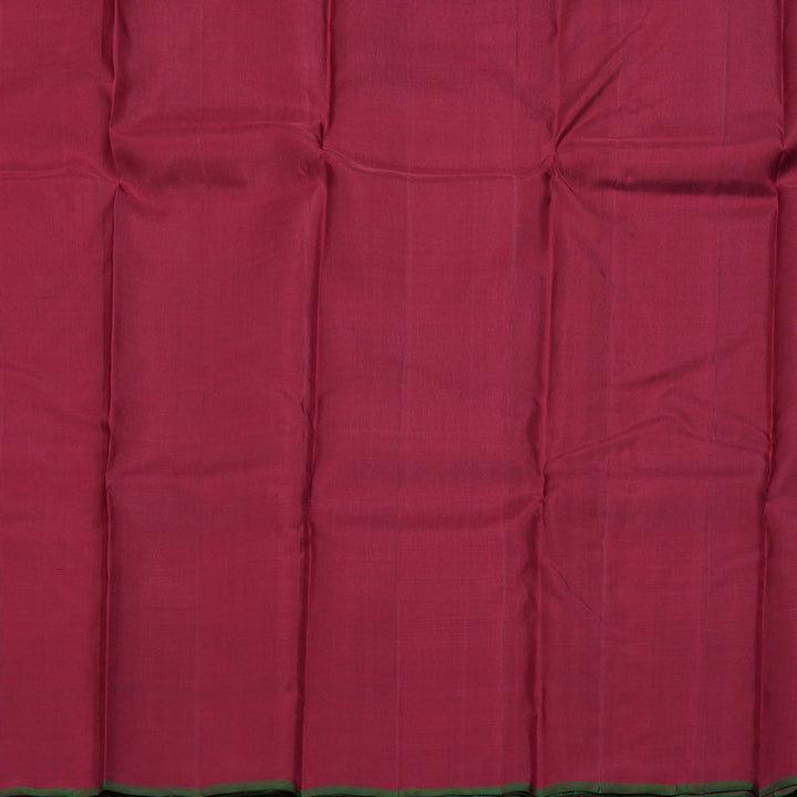 Hayagrivas Maroon Kanjivaram Silk Saree with Maroon Border BBD630G1-1