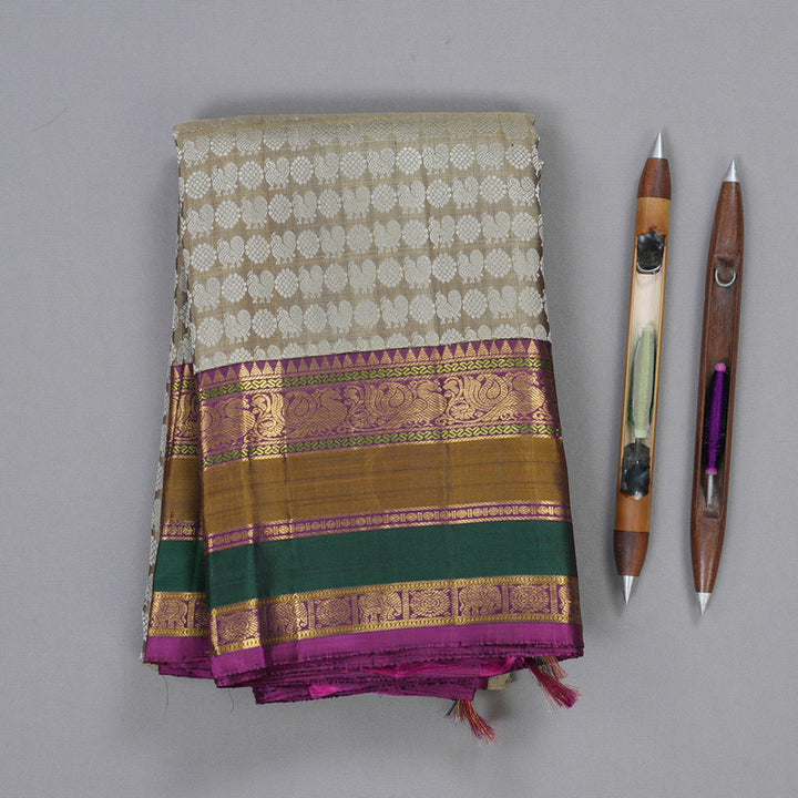 Hayagrivas Handloom Kanjivaram Silk Saree BBD637G1-1