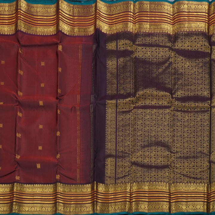 Hayagrivas Handloom Kanjivaram Silk Saree BBD639G1-1