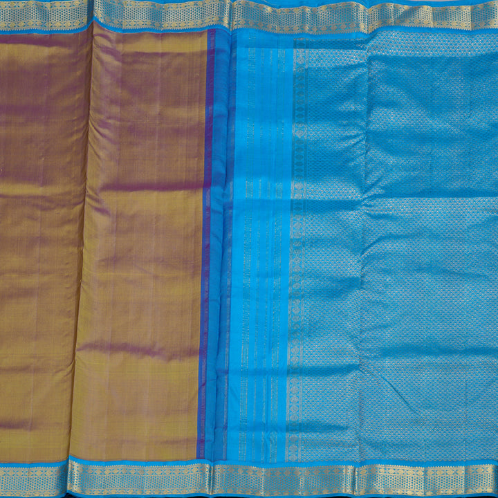 Hayagrivas Handloom Ten Yards Kanjivaram Silk Saree BBD647G1-2