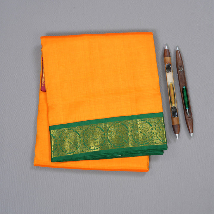 Hayagrivas Handloom Ganga Jamuna Ten Yards Kanjivaram Silk Saree BBD666H2-2