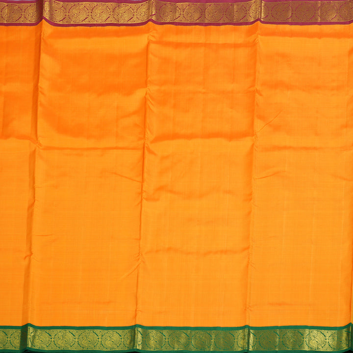 Hayagrivas Handloom Ganga Jamuna Ten Yards Kanjivaram Silk Saree BBD666H2-2