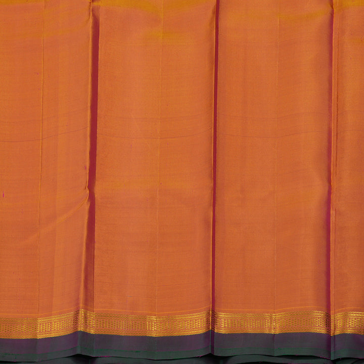 Hayagrivas Handloom Magenta Kanjivaram Silk Saree BBD667H1-4