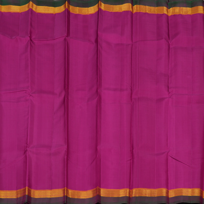 Hayagrivas Handloom Magenta Kanjivaram Silk Saree BBD667H1-4