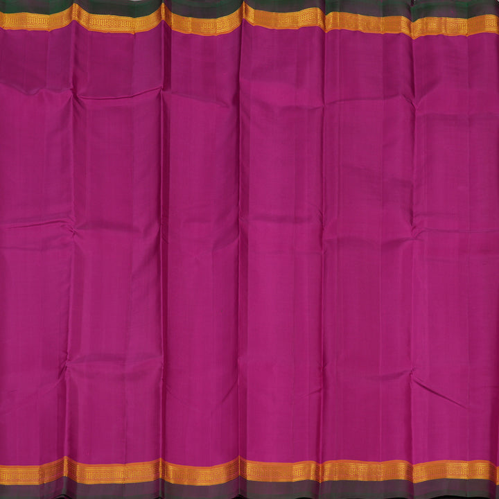Hayagrivas Handloom Magenta Kanjivaram Silk Saree BBD667H1-4