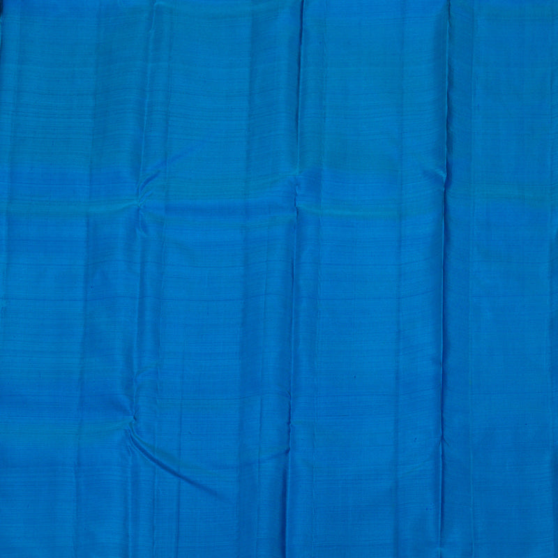 Hayagrivas Blue and Sky Blue Handloom Kanjivaram Silk Saree BBD667H4-2