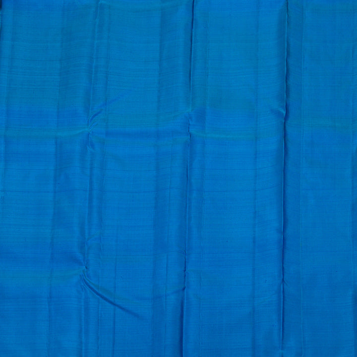 Hayagrivas Blue and Sky Blue Handloom Kanjivaram Silk Saree BBD667H4-2