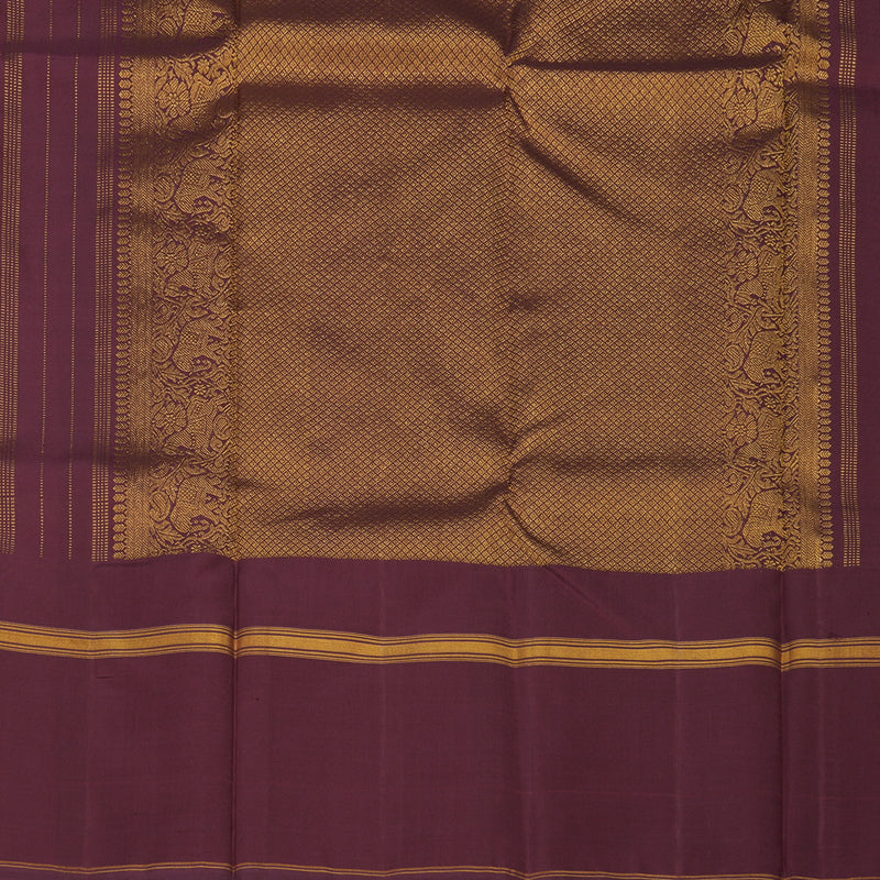 Hayagrivas Handloom Kanjivaram Pastel Shades Silk Saree with Maroon Border BBD675H2-1