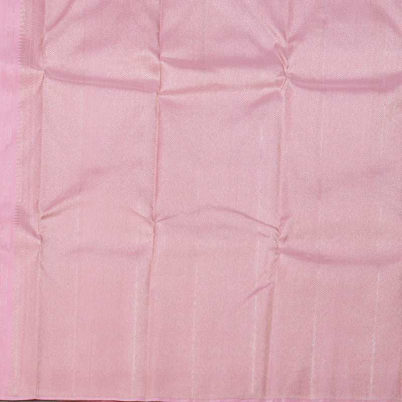 Hayagrivas Baby Pink Kanjivaram Silk Saree with Baby Pink Border  BBD676H2-1