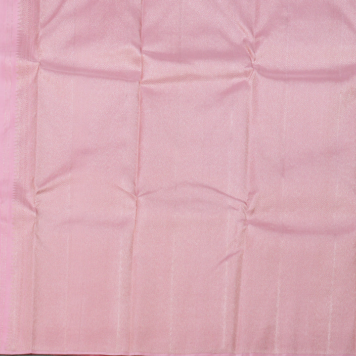 Hayagrivas Baby Pink Kanjivaram Silk Saree with Baby Pink Border  BBD676H2-1