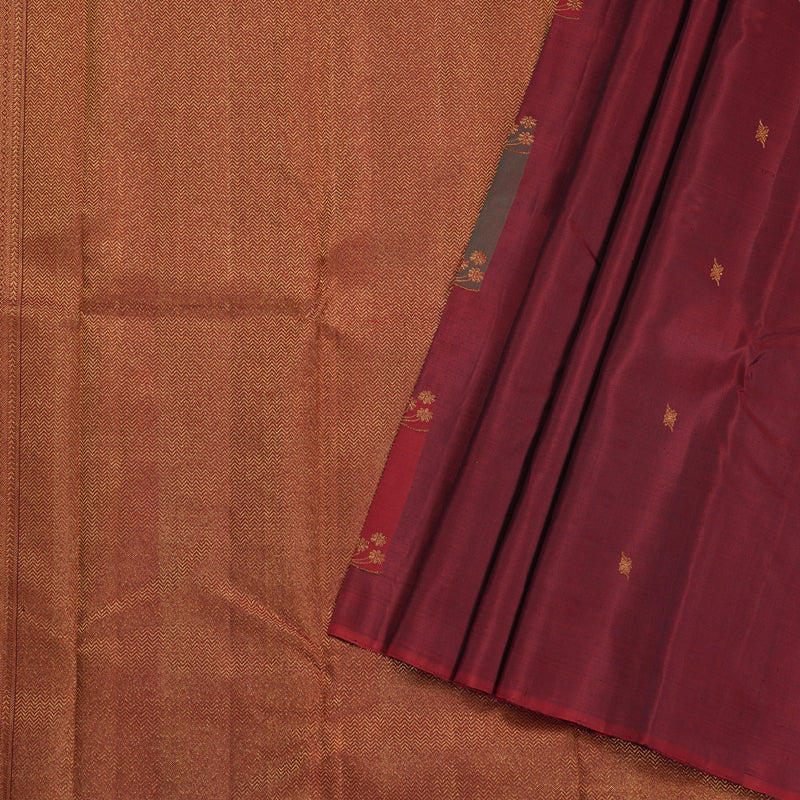 Hayagrivas Multi Color Kanjivaram Silk Saree BBD676H2-2