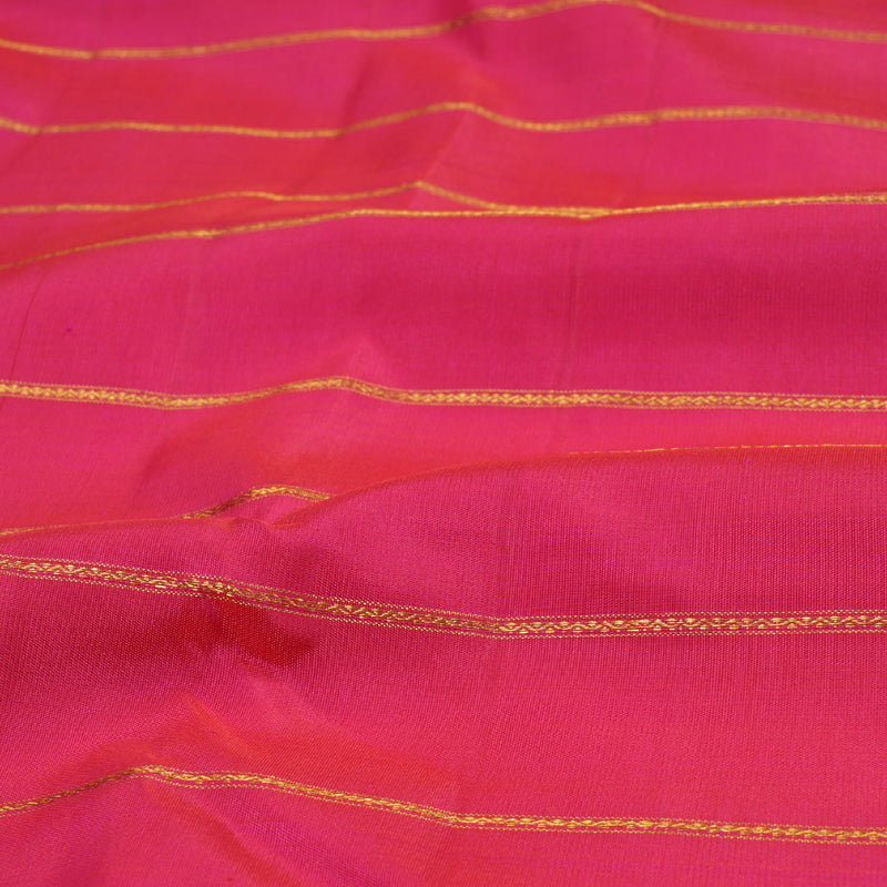 Hayagrivas Orangish Pink Kanjivaram Silk Saree with Pink Border BBD679H1-1