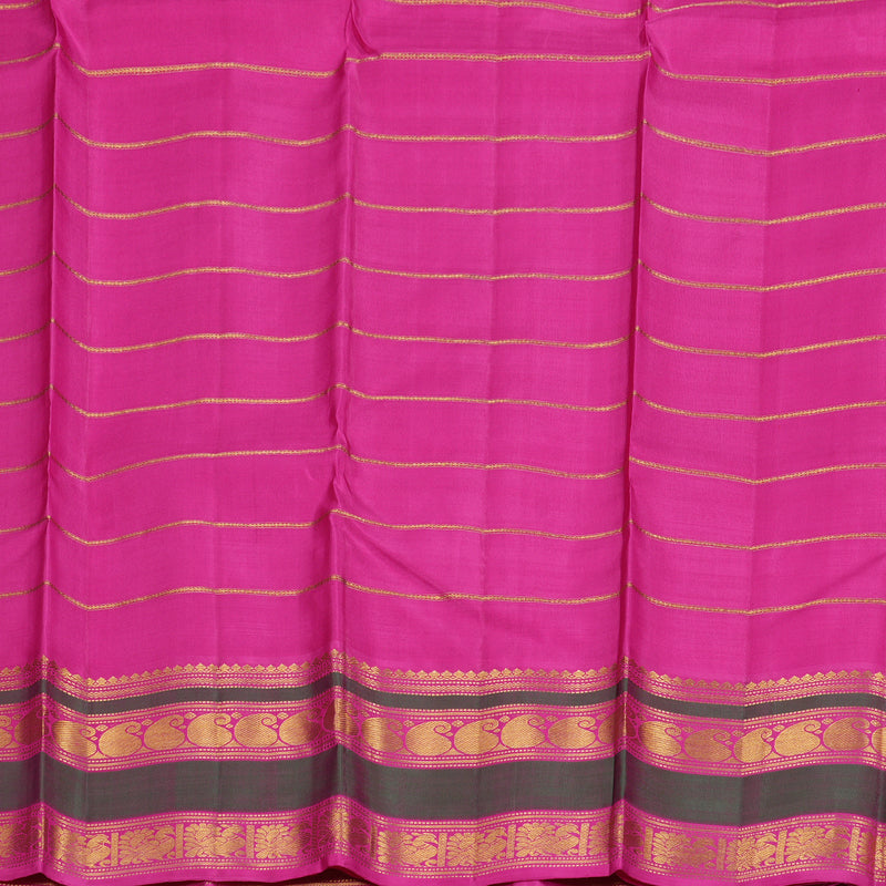 Hayagrivas Orangish Pink Kanjivaram Silk Saree with Pink Border BBD679H1-1