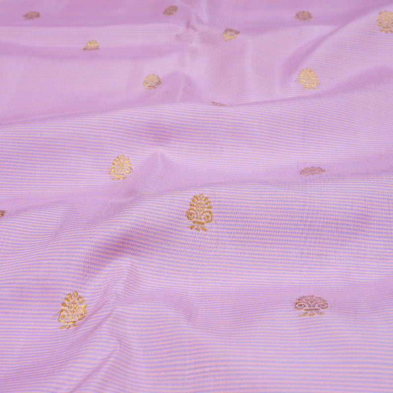 Hayagrivas Baby Pink Kanjivaram Silk Saree with Midnight Blue Border - BBD684H3-1