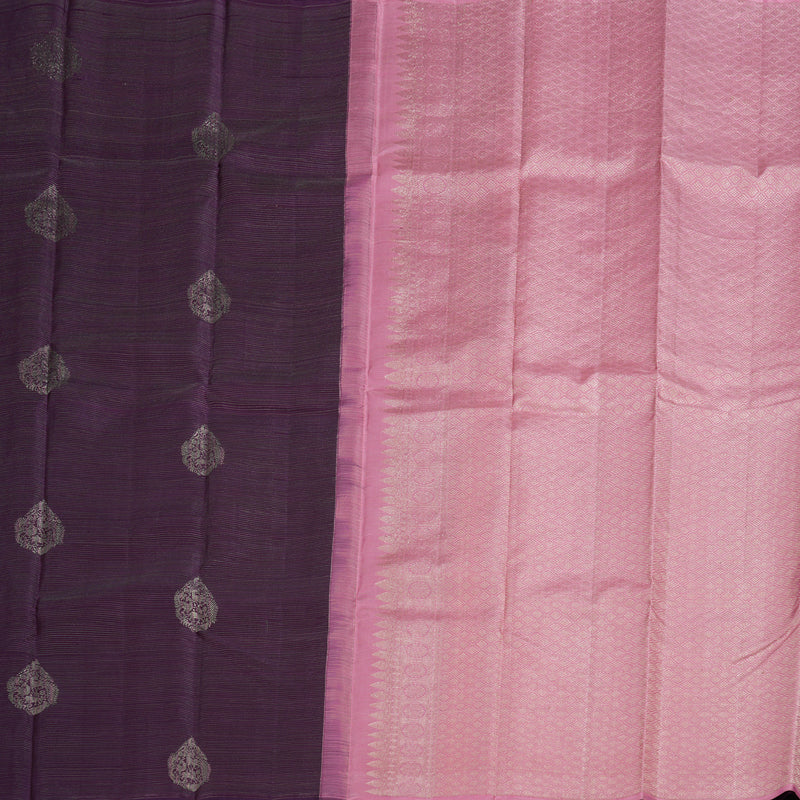 Hayagrivas Handloom Borderless vairaoosi  Kanjivaram Silk Saree BBD687H19-1