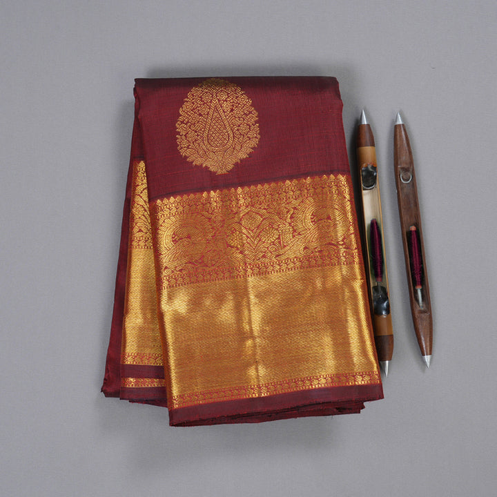 Hayagrivas Handloom Kanjivaram Silk Saree BBD689H2-1