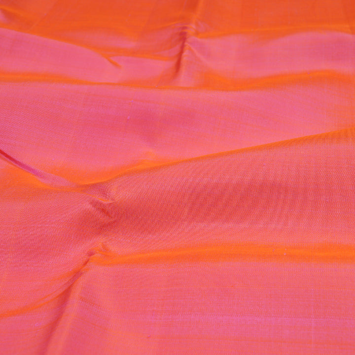 Hayagrivas Coral Pink Kanjivaram Silk Saree BBD692H2-1