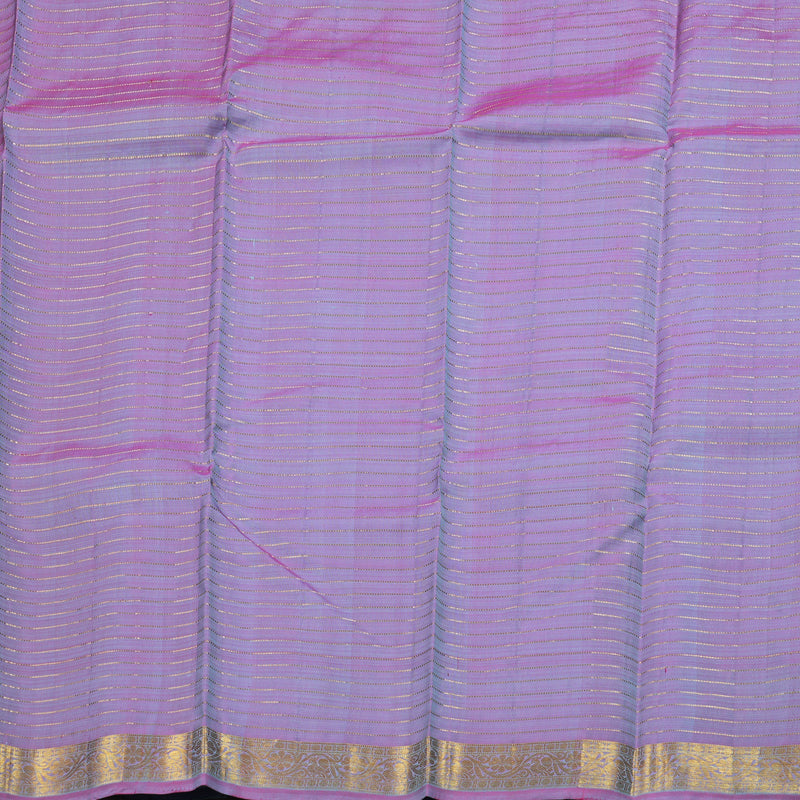 Hayagrivas Pastel Blue Kanjivaram Silk Saree with Pastel Blue Border BBD709H8-2