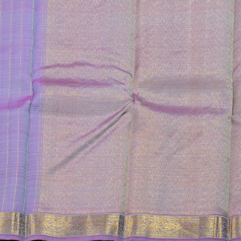 Hayagrivas Pastel Blue Kanjivaram Silk Saree with Pastel Blue Border BBD709H8-2