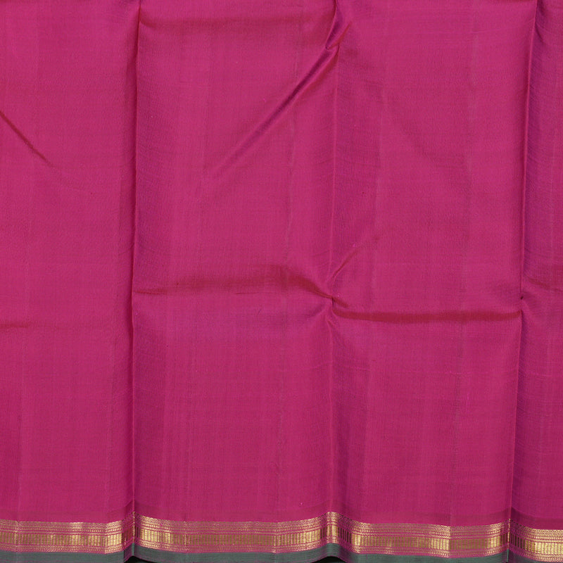 Hayagrivas Orangish Pink Kanjivaram Silk Saree with Berry  Border - BBD710H4-1