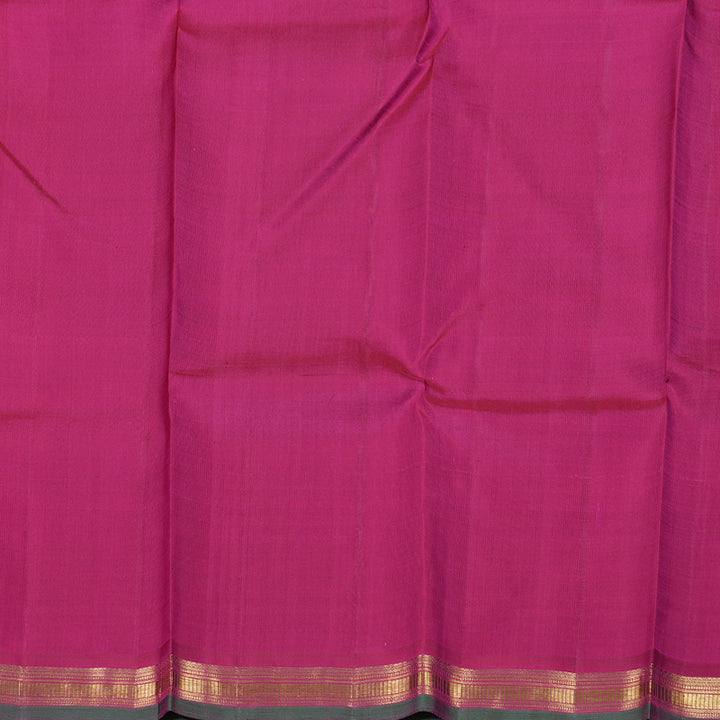 Hayagrivas Orangish Pink Kanjivaram Silk Saree with Berry  Border - BBD710H4-1