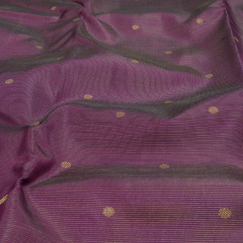 Hayagrivas Purple Kanjivaram Silk Saree with Purple Border - BBD710H7-1