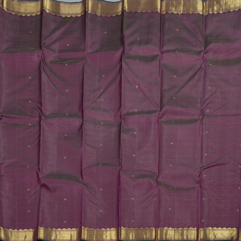 Hayagrivas Purple Kanjivaram Silk Saree with Purple Border - BBD710H7-1