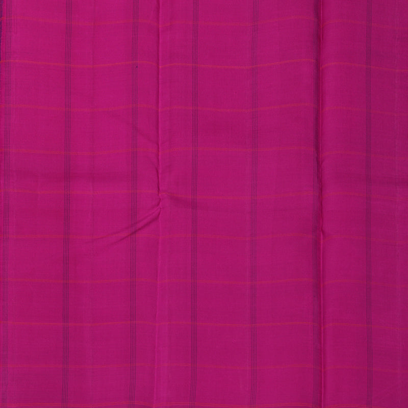 Hayagrivas Handloom Dark Blue Kanjivaram Silk Saree BBD713H2-3