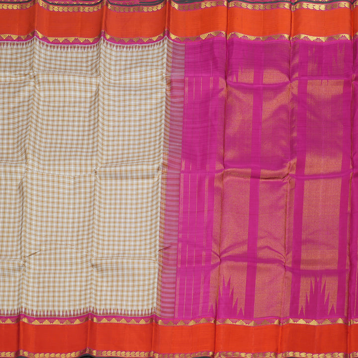 Hayagrivas Handloom Korvai  Kanjivaram Silk Saree BBD715H13-1