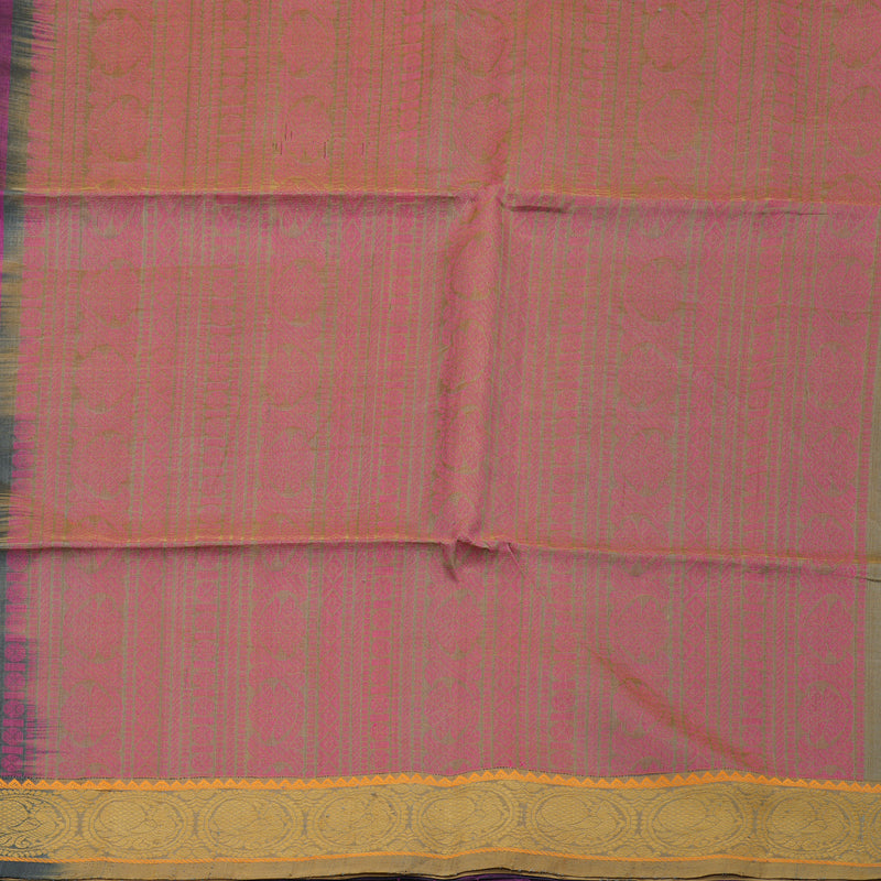 Hayagrivas Handloom Kora Silk Cotton Saree in Enchanting Purple BBD71D2-1