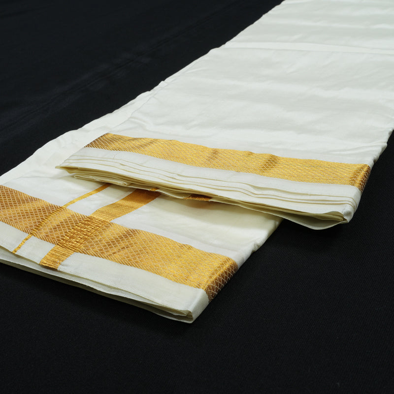 Hayagrivas Handloom 8*4 Silk Dhoti (60K) BBD723H1-1