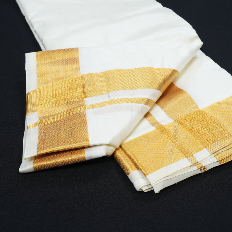 Hayagrivas Handloom 8*4 Silk Dhothi BBD723H4-3 100K