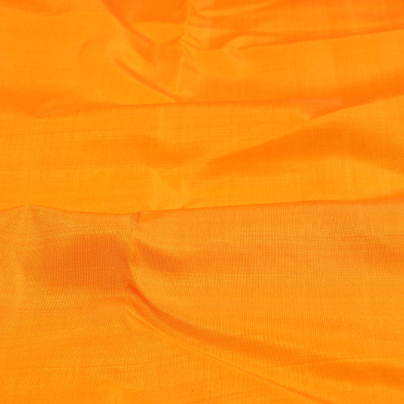 Hayagrivas Mango Yellow Handloom Kanjivaram Silk Saree with Bottle Green Border BBD727H1-2