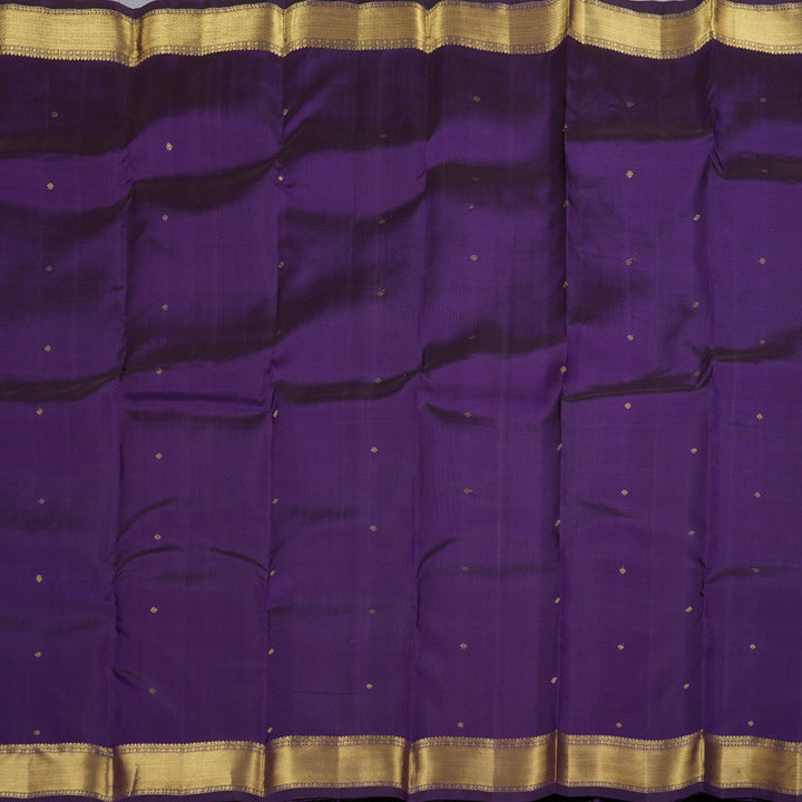 Hayagrivas Purple Kanjivaram Silk Saree BBD730H6-1