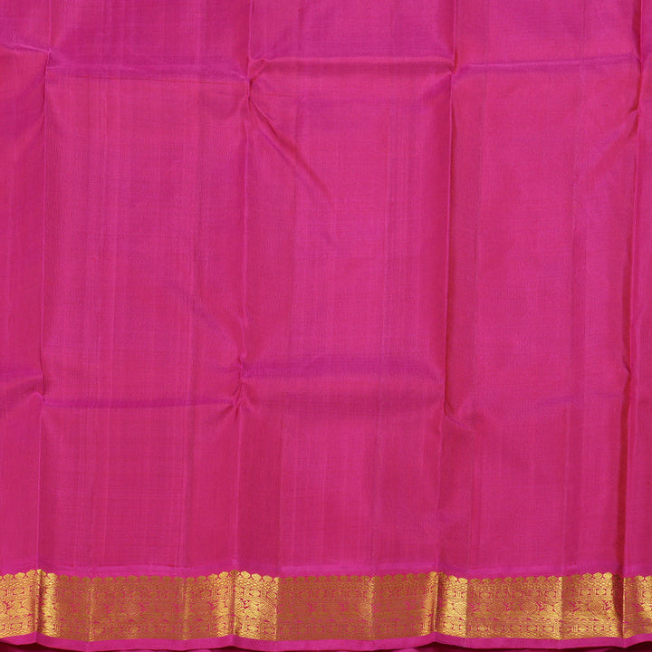 Hayagrivas Light Sky Blue Kanjivaram Silk Saree with Pink Border BBD741H2-1