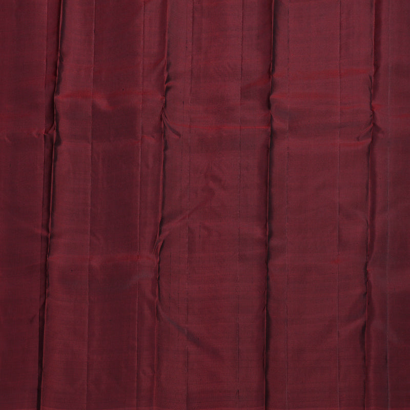 Hayagrivas Rosewood Pink Handloom Soft Silk Saree with Wine Maroon Border BBD742H3-5