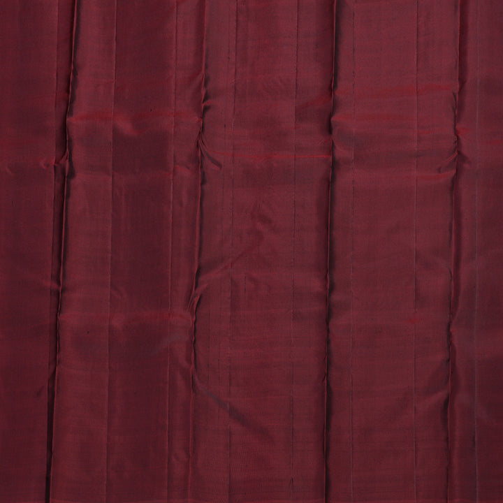 Hayagrivas Rosewood Pink Handloom Soft Silk Saree with Wine Maroon Border BBD742H3-5