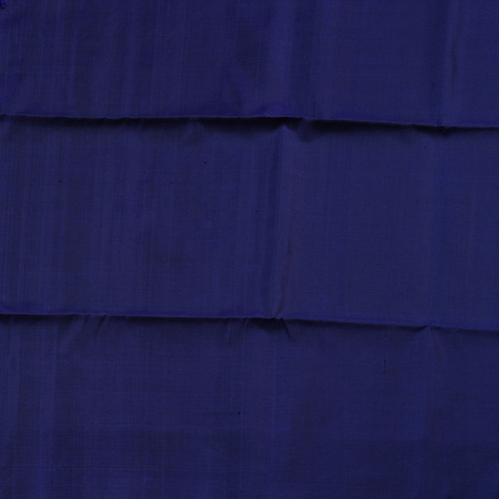 Hayagrivas Elegant Black Handloom Soft Silk Saree with Blue Border BBD742H9-1