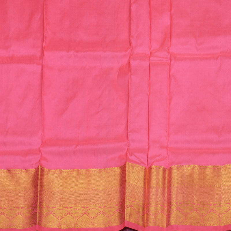 Hayagrivas Handloom Sky Blue Kanjivaram Silk Pattu Pavadai  BBD743H12-7