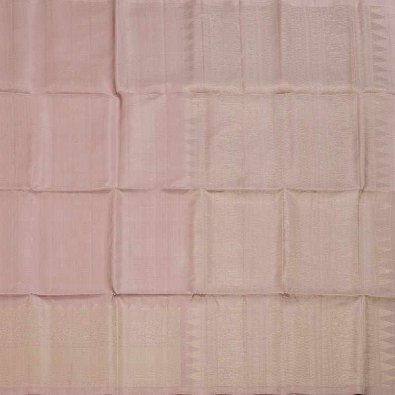 Hayagrivas Handloom Pastel Pink Soft Silk Saree with Pastel Pink Border BBD750H28-3