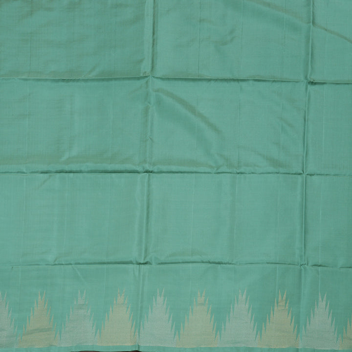 Hayagrivas Sage Green Handloom Soft Silk Saree BBD752H4-2