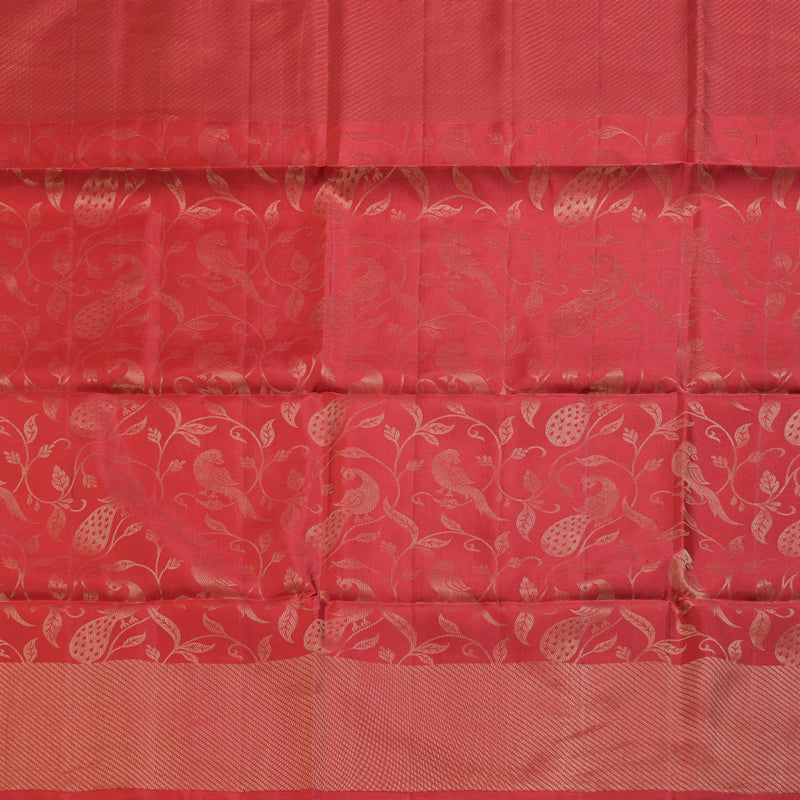 Hayagrivas Glorious Red Handloom Soft Silk Saree BBD752H8-2