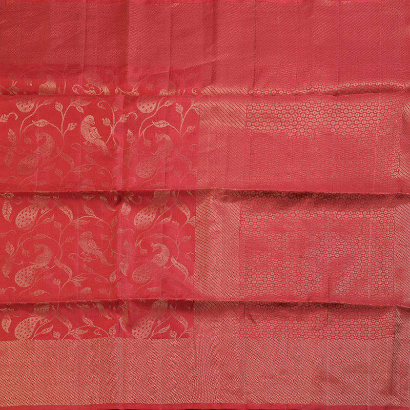 Hayagrivas Glorious Red Handloom Soft Silk Saree BBD752H8-2